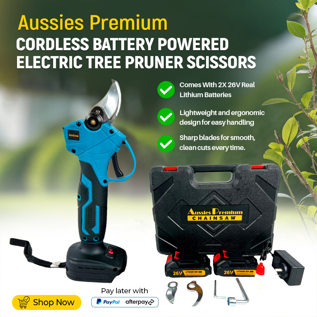 Aussies Premium Electric Cordless Pruning Shears - Aussies Premium