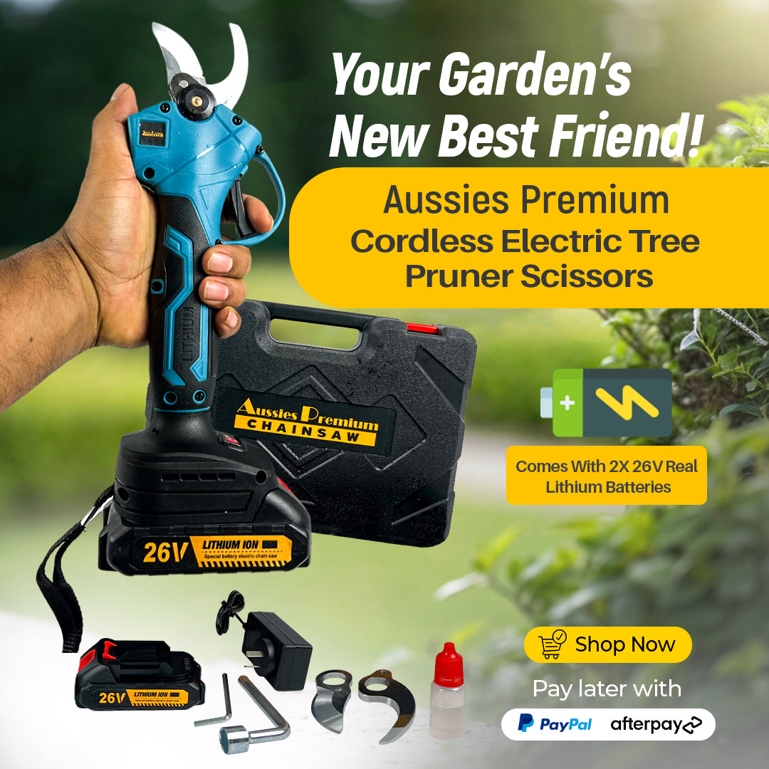 Aussies Premium Electric Cordless Pruning Shears - Aussies Premium