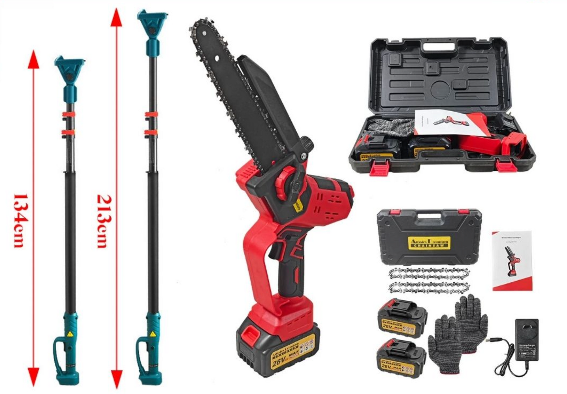 Aussies Premium 8'' Cordless Electric Chainsaw - Aussies Premium